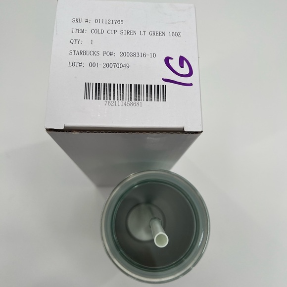 New Starbucks Europe 50th Anniversary Green Siren Limited 16oz Cup Stainless - Picture 4 of 5